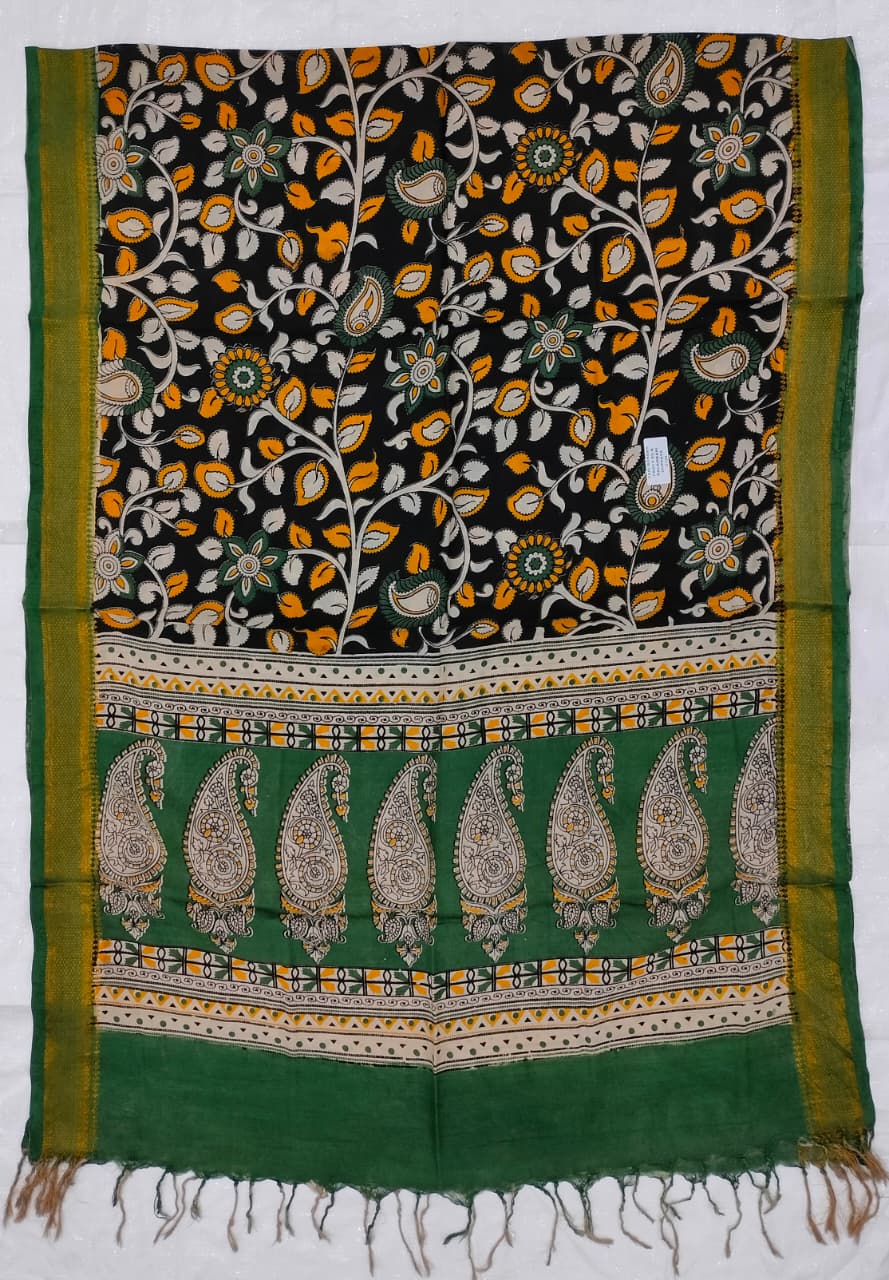 HarithaLeela Kalamkari silk Dupatta